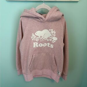 Roots Pink Hooded Sweatshirt